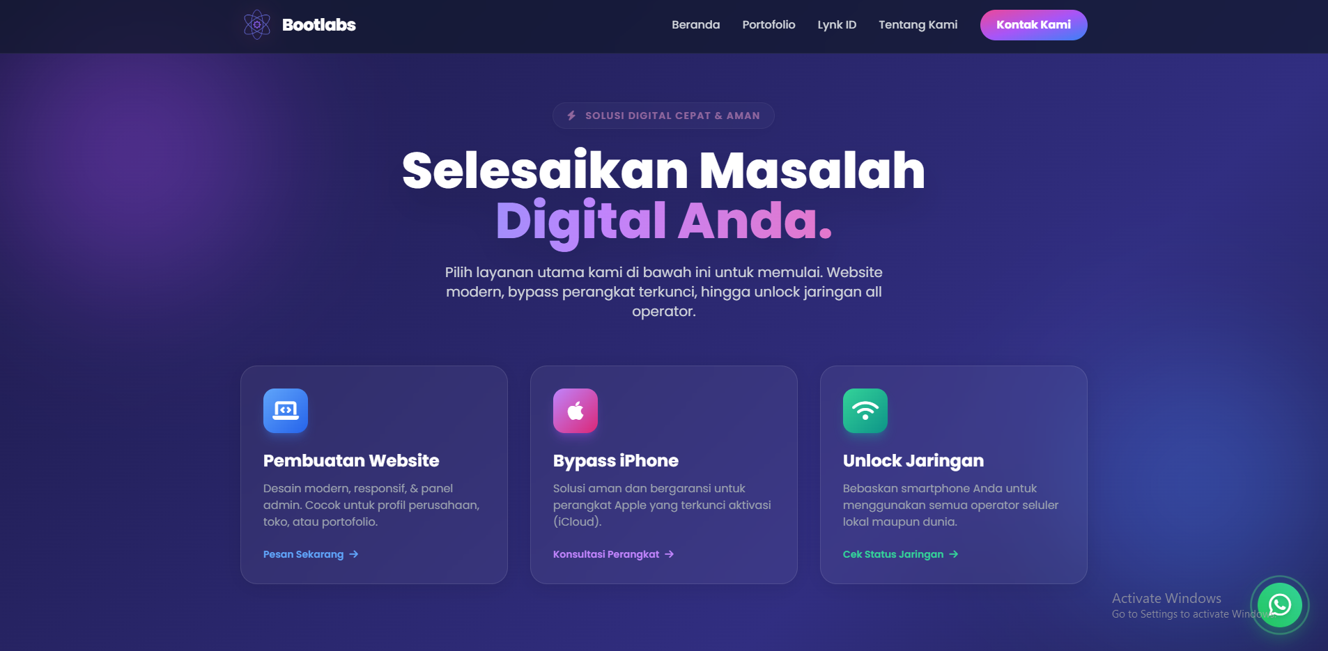 Website jasa